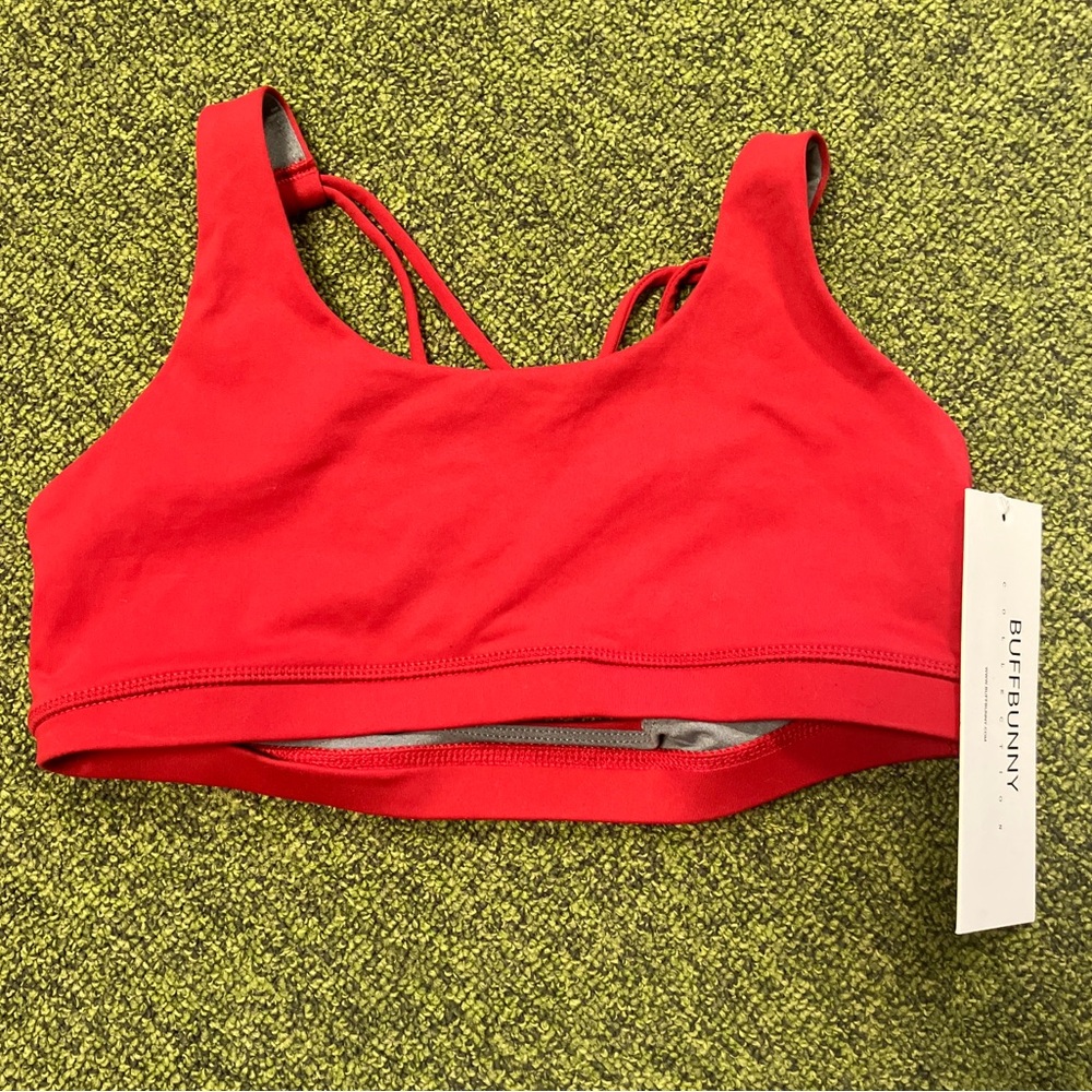 BuffBunny Red Sports Bra